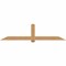 Ekena Millwork Eugene Smooth Timber Gable Bracket, Western Red Cedar, 96"W x 24"H x 3 1/2"D x 5 1/2"F, 6/12 Pitch GBW096X24X0406EUG00SWR - alternate 1